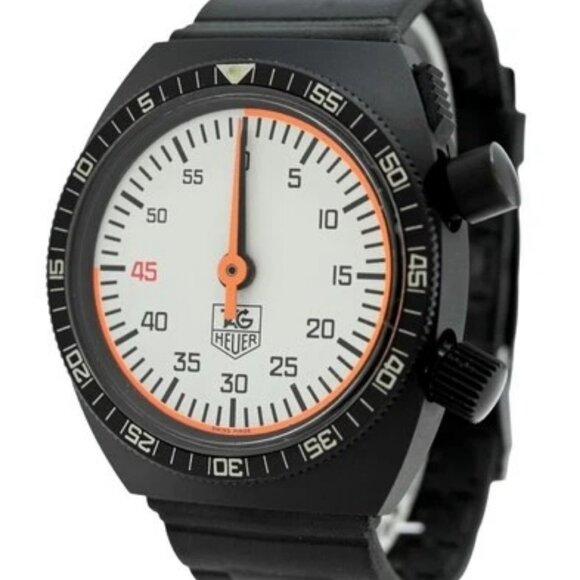 Tag Heuer 44mm Men's Referee Stopwatch Wrist Watch w/ Box+ Papers- 202.507! - Picture 4 of 13